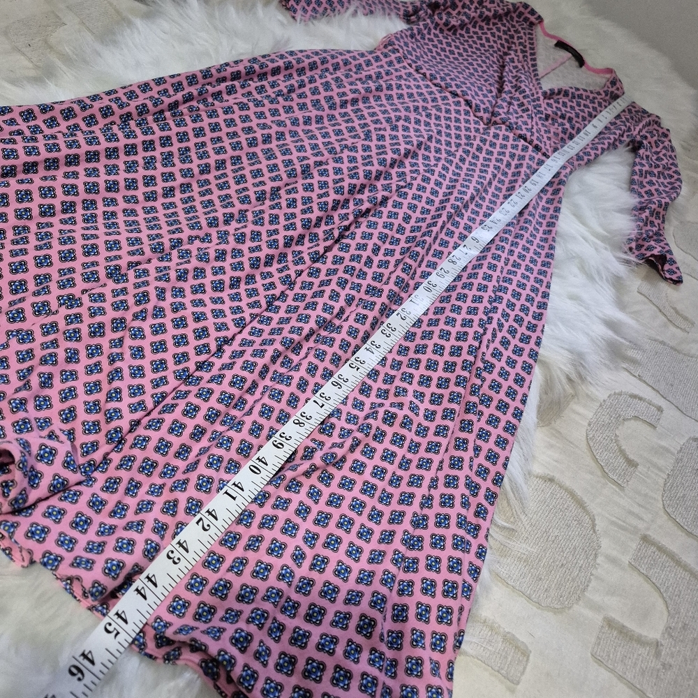 Weekend Maxmara Printed Faux Wrap Midi Dress Size XS - Picture 12 of 12